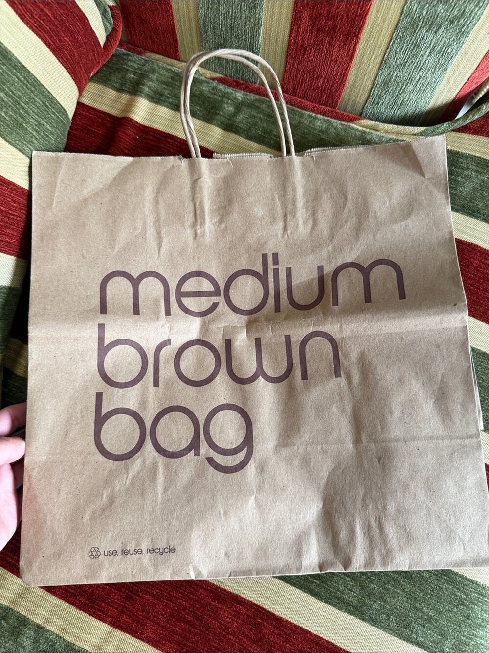 🗽Bloomingdale's Brown Paper 'medium brown bag' with Handle